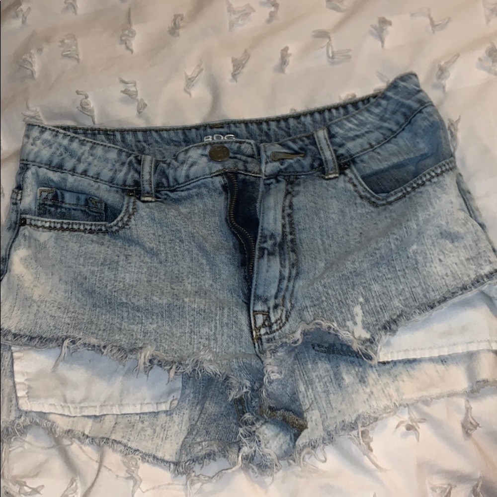 BDG acid wash shorts